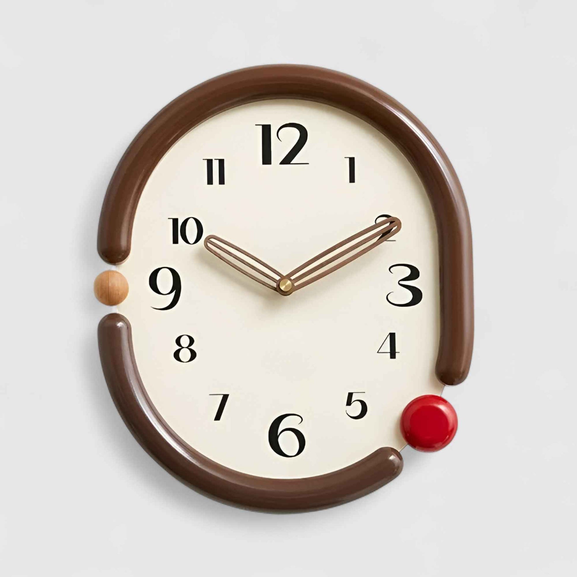 Horloges murales : Horloge Murale Acrylique Minimale au Design Épuré dans A (31 x 37 cm) de Marche Lino