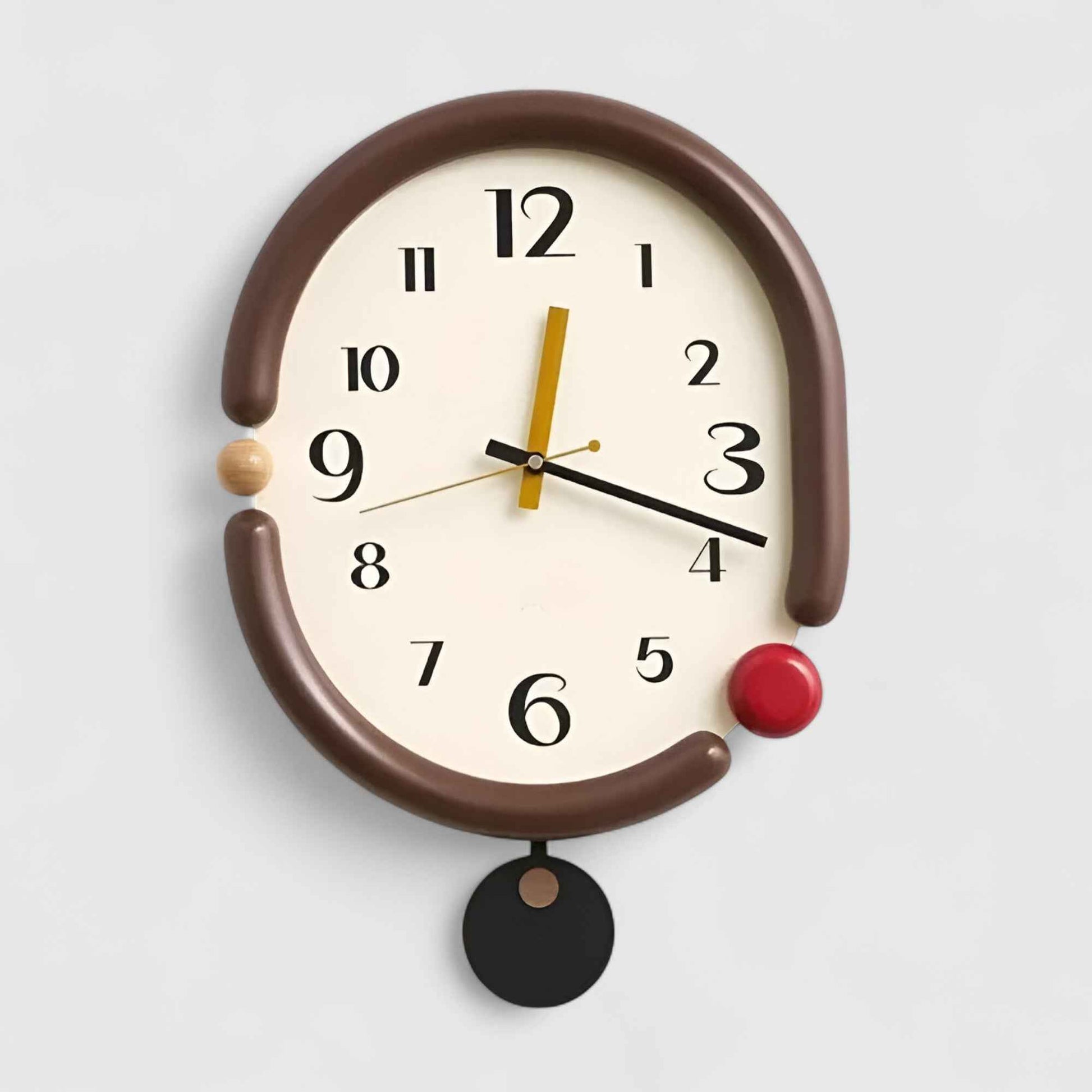 Horloges murales : Horloge Murale Acrylique Minimale au Design Épuré dans H (31 x 45.5 cm) de Marche Lino