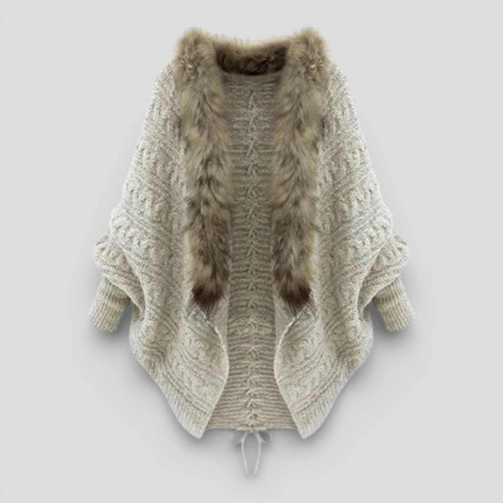 Cardigan Femme à Col Long
