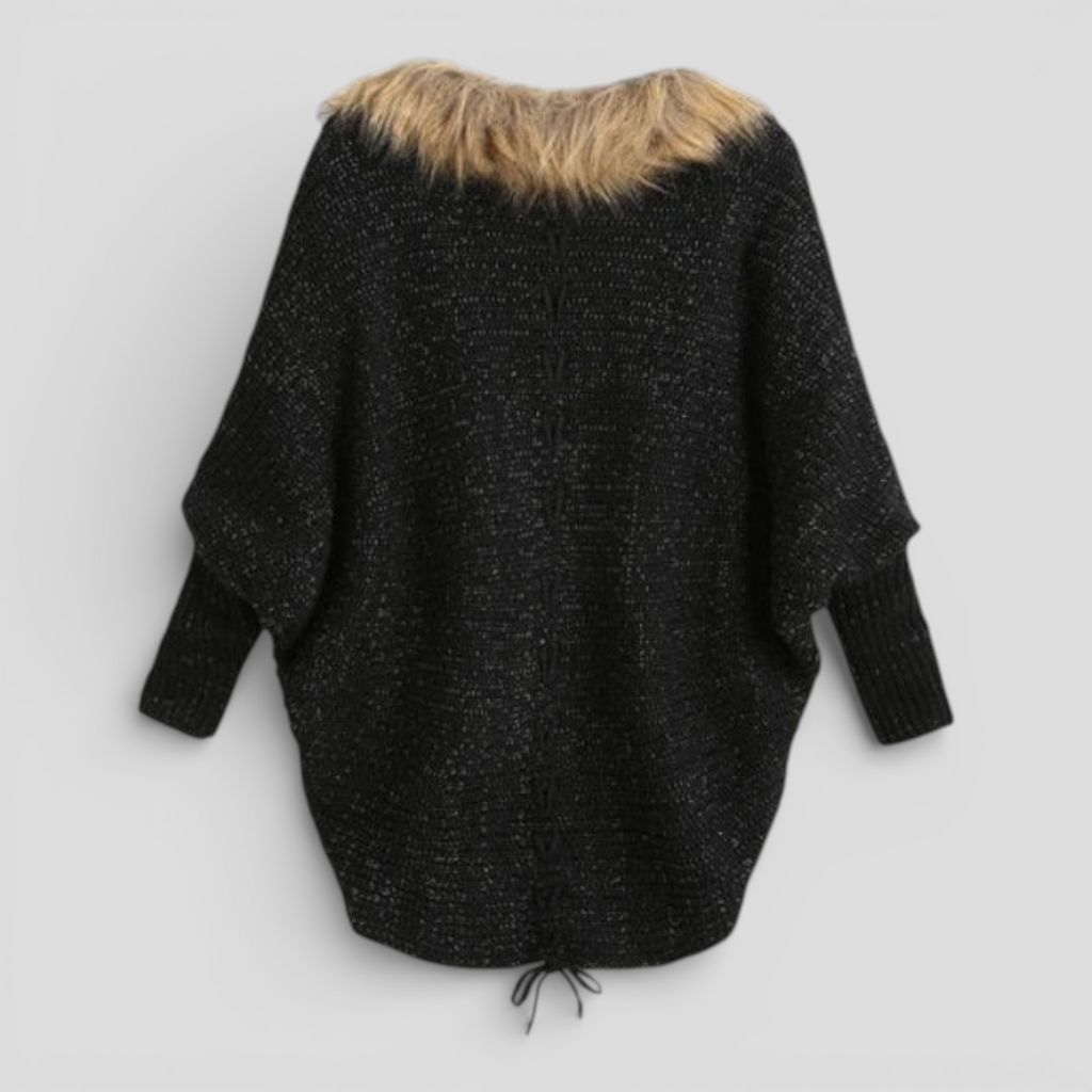 Cardigan Femme à Col Long