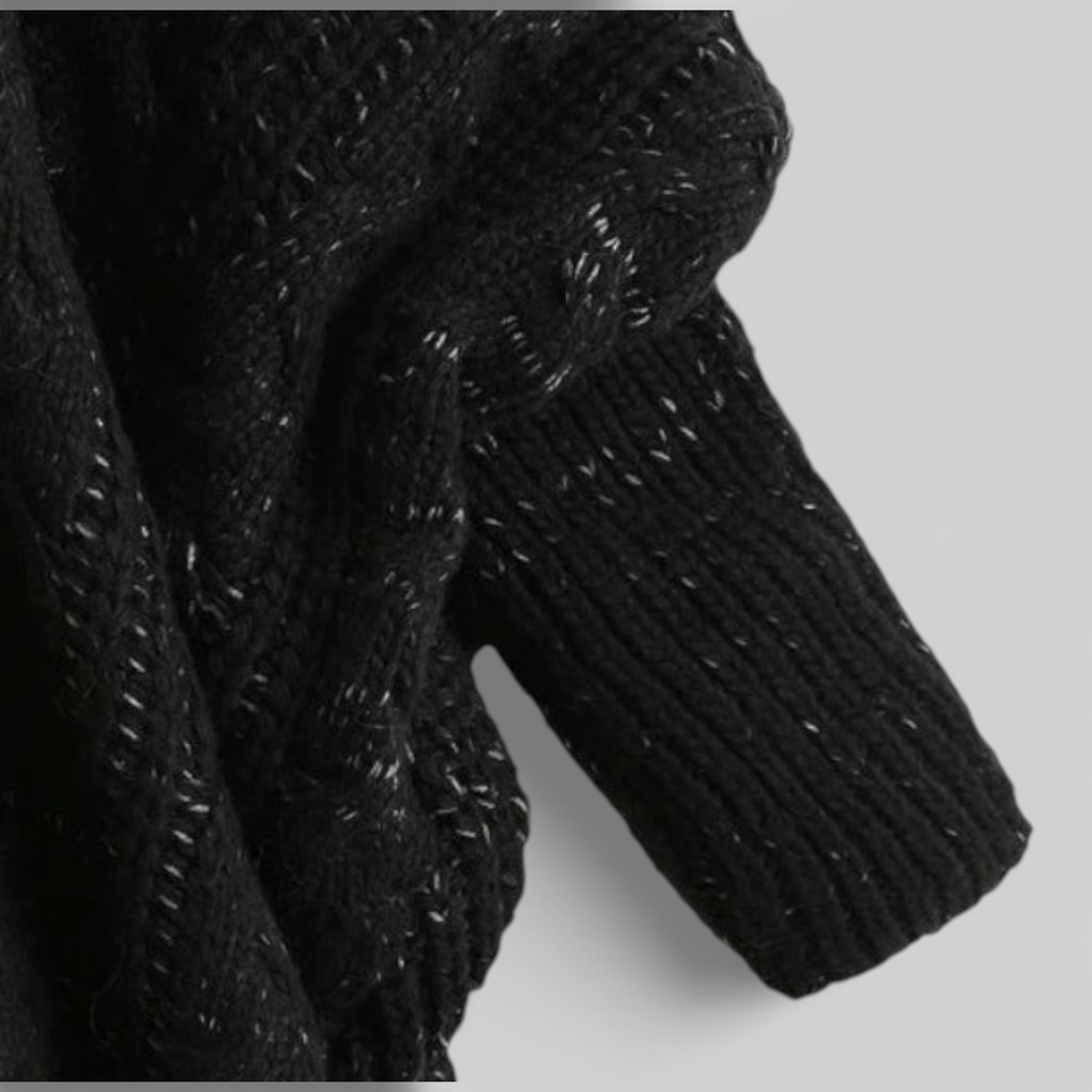 Cardigan Femme à Col Long