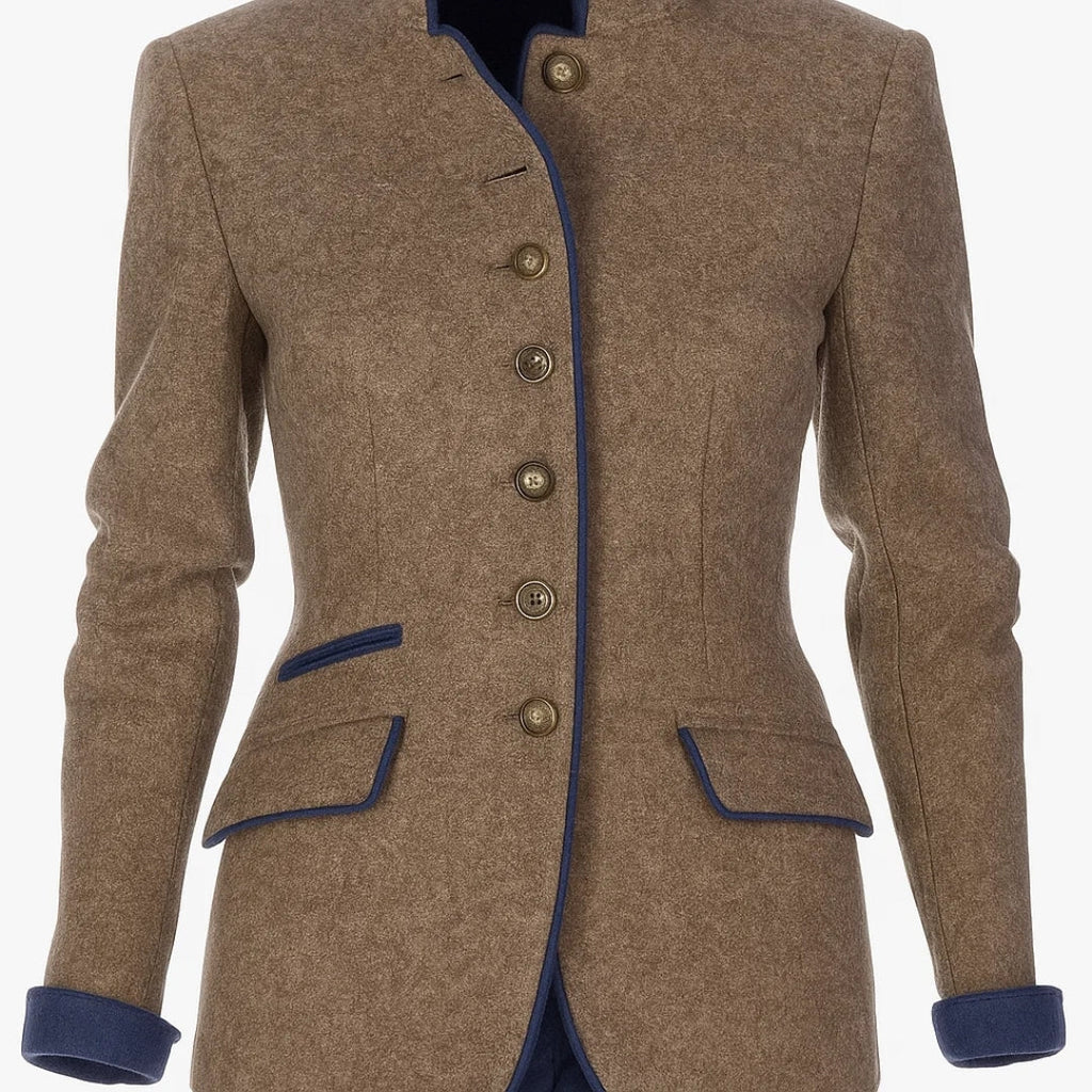 Cardigan Femme Élégant à Col Montant 3