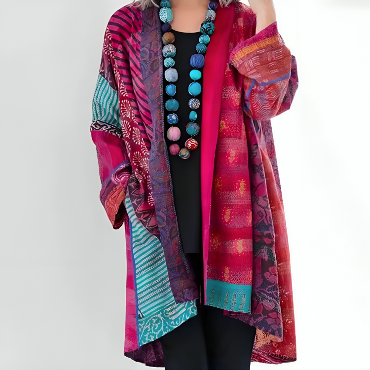 Cardigan Femme Élégeant Col Montant 1