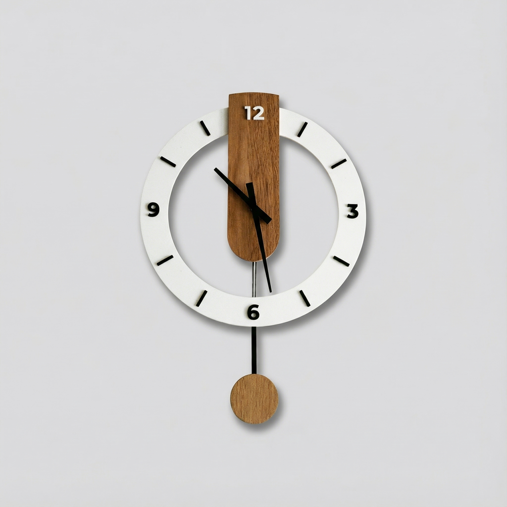 Horloge Murale Design Silencieuse en Acrylique