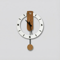Leise Design-Wanduhr aus Acryl