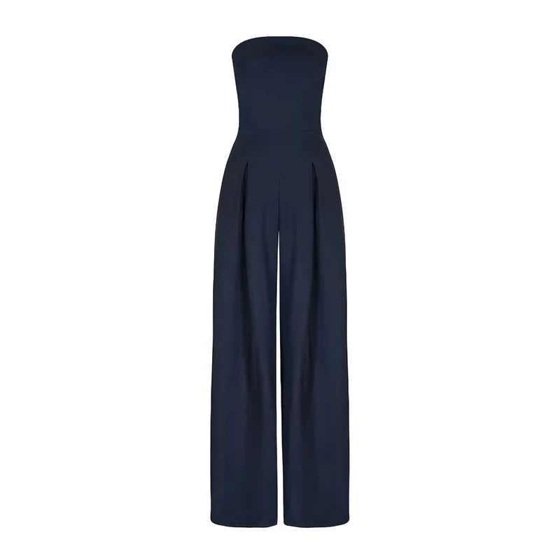 Combinaison Femme Chic Sans Manches Élégante 1