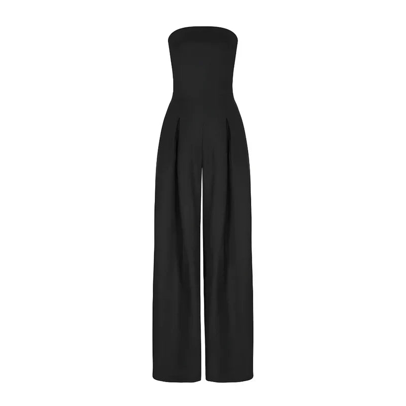 Combinaison Femme Chic Sans Manches Élégante 2