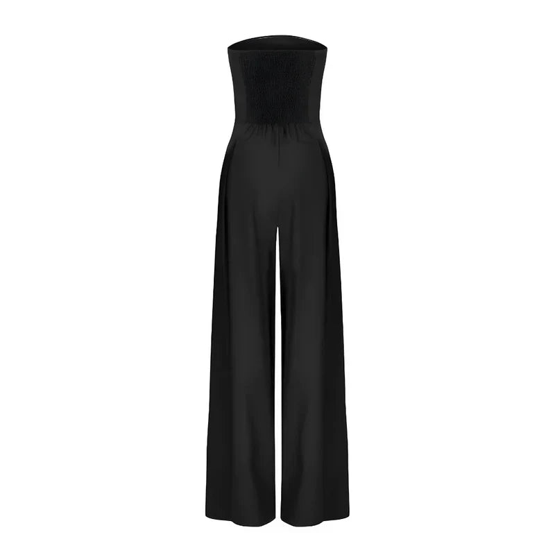 Combinaison Femme Chic Sans Manches Élégante 3