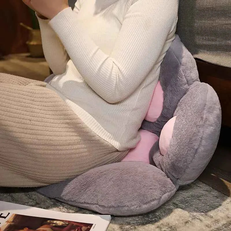 Coussin de Sol Kawaii en Peluche – Patte de Chat Mignonne