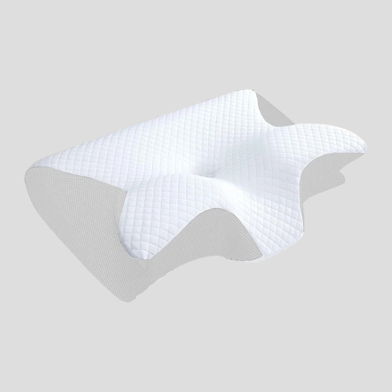 Oreiller Cervical Ergonomique en Mousse à Mémoire de Forme Polyester