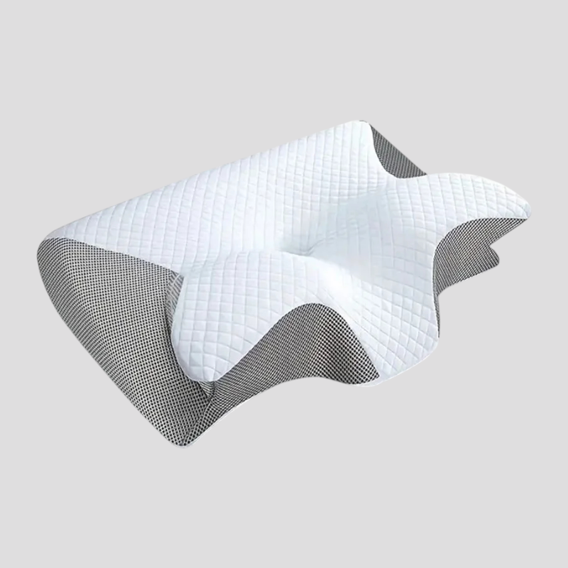 Oreiller Cervical Ergonomique en Mousse à Mémoire de Forme Polyester