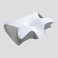 Ergonomisches Nackenkissen aus Memory-Schaum, waschbarer hypoallergener Bezug für Erwachsene