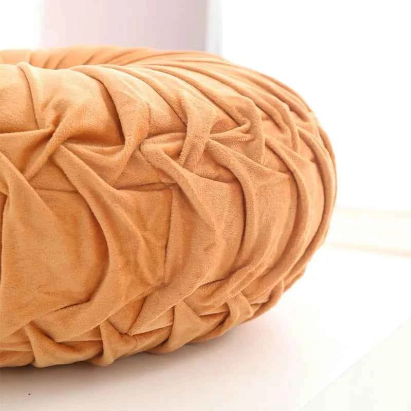Coussin Plissé 3D Velours pour Bureau