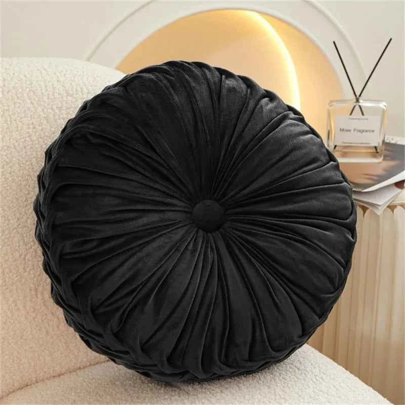 Coussin Plissé 3D Velours pour Bureau
