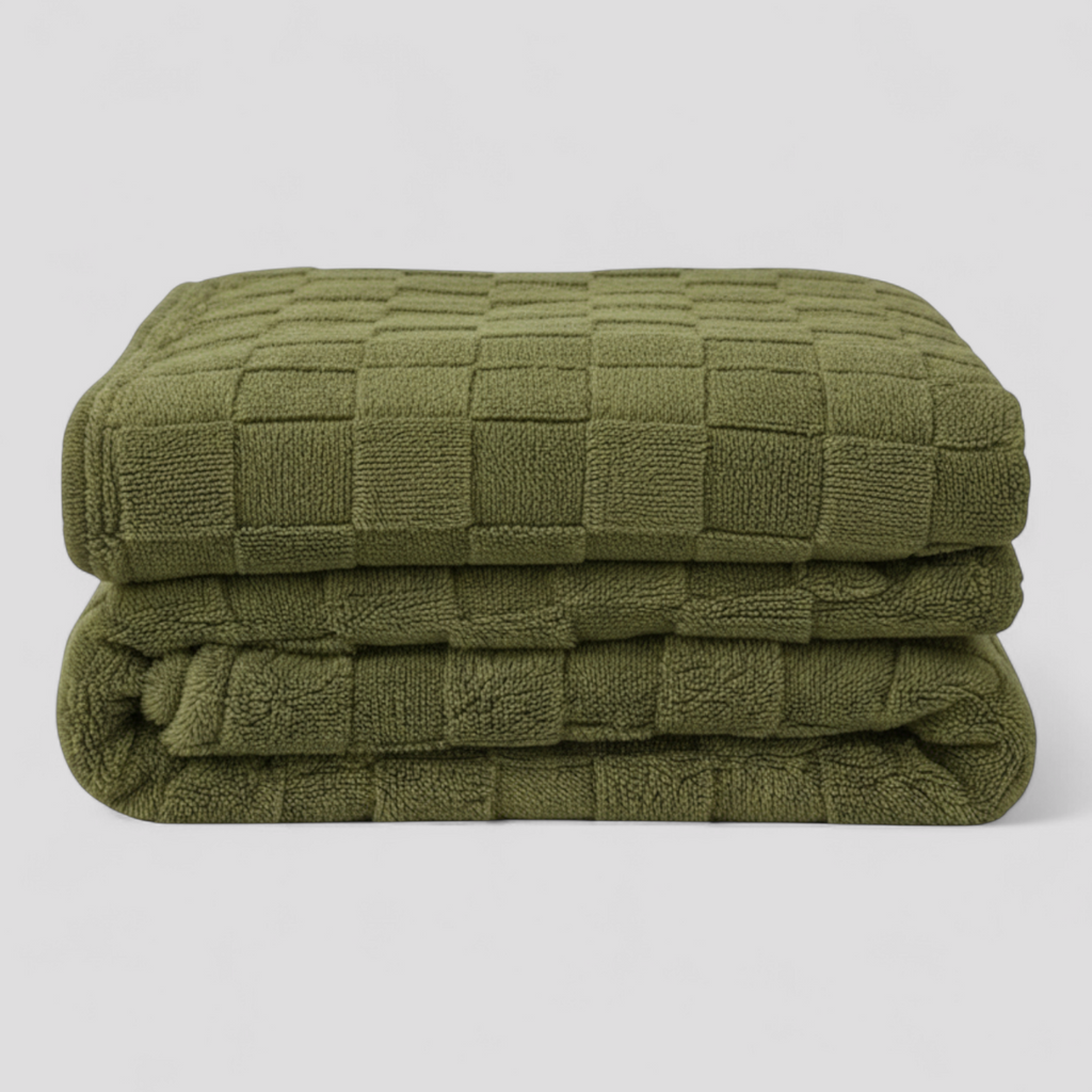 Couverture à Carreaux Douce et Confortable