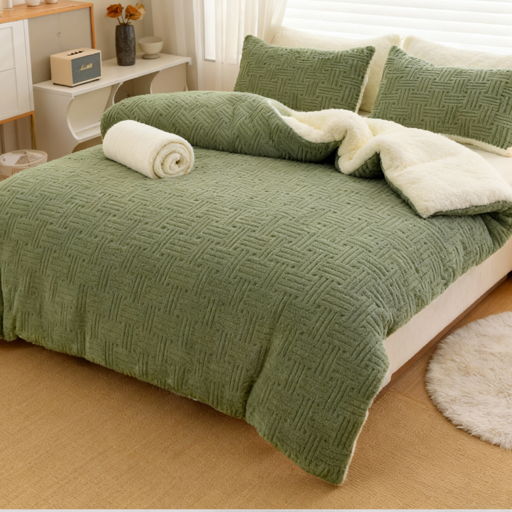Couverture en Flanelle Épaissie et Douce pour l’Hiver