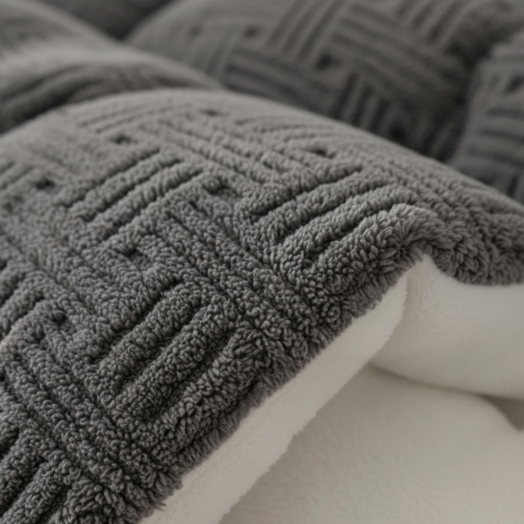 Couverture en Flanelle Épaissie et Douce pour l’Hiver