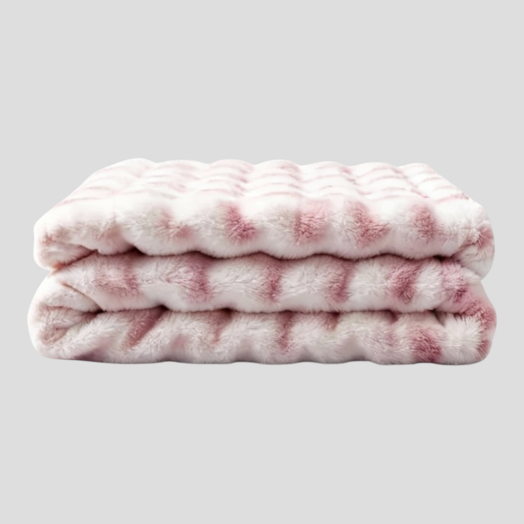 Couverture Polaire Tie-Dye Douce et Confortable