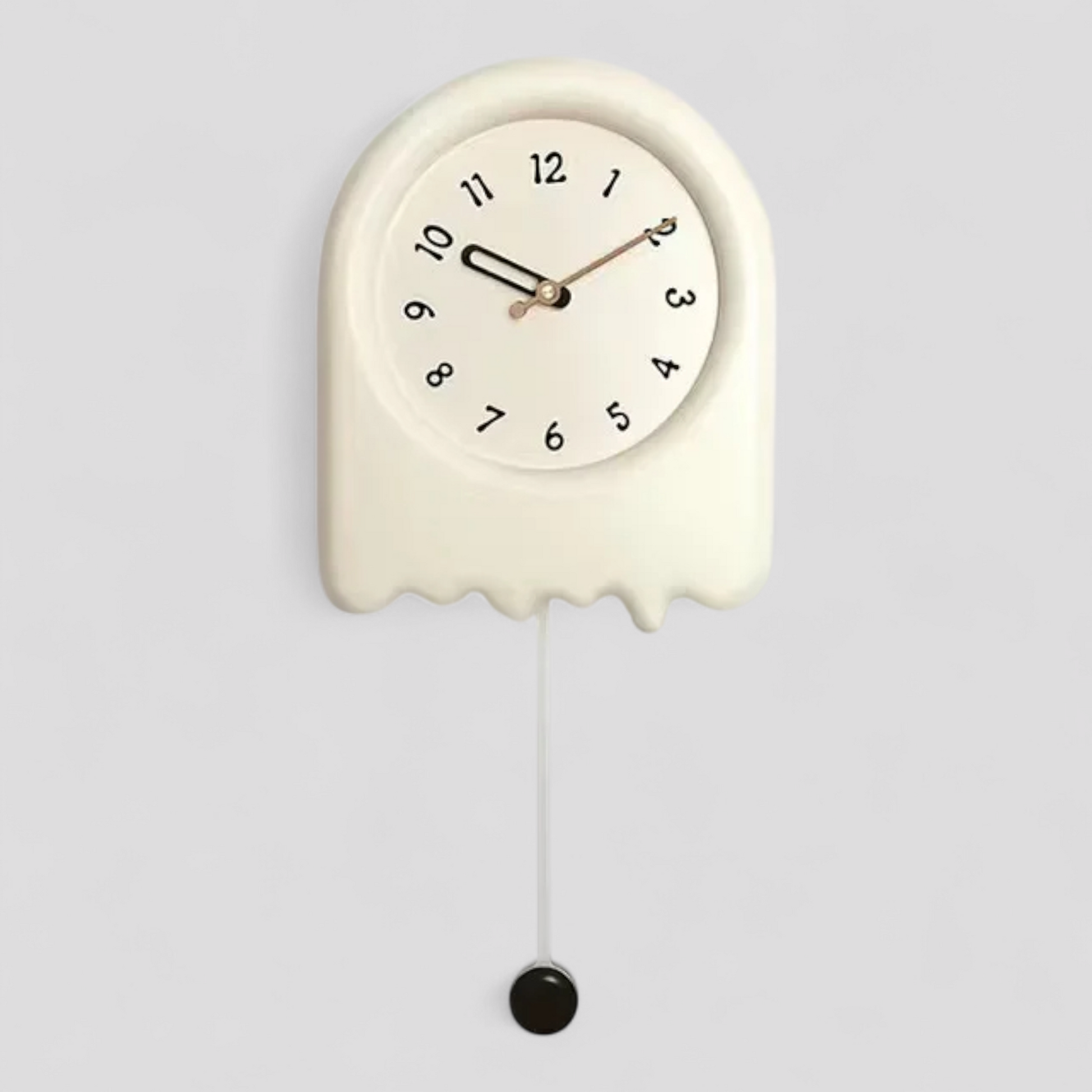 Horloge Murale Ronde en Bois – Style Contemporain, Silencieuse