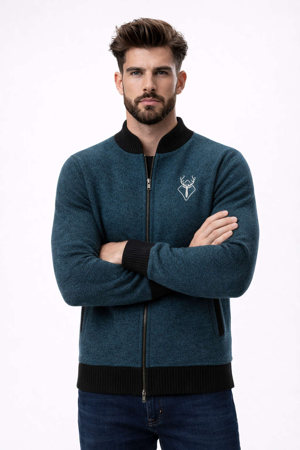 Cardigan Zippé Homme Pratique