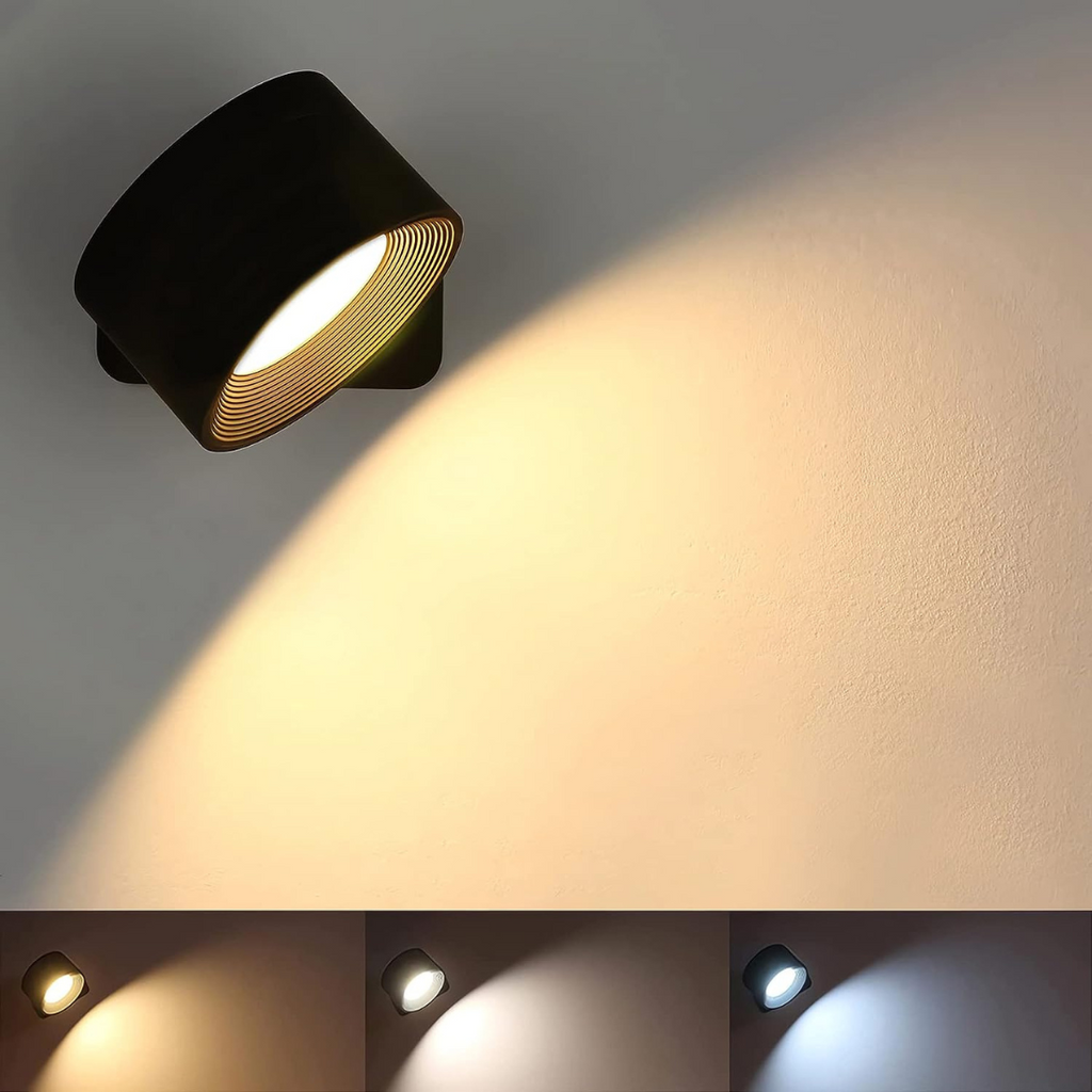 Flexilight™ | Applique murale sans fil à 360°, rechargeable – éclairage flexible sans fils