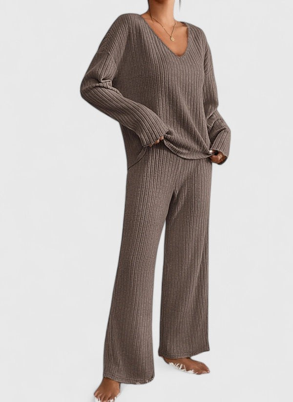 Ensemble Chic Décontracté Femme en Tricot 1