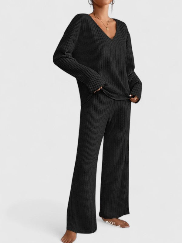 Ensemble Chic Décontracté Femme en Tricot 2