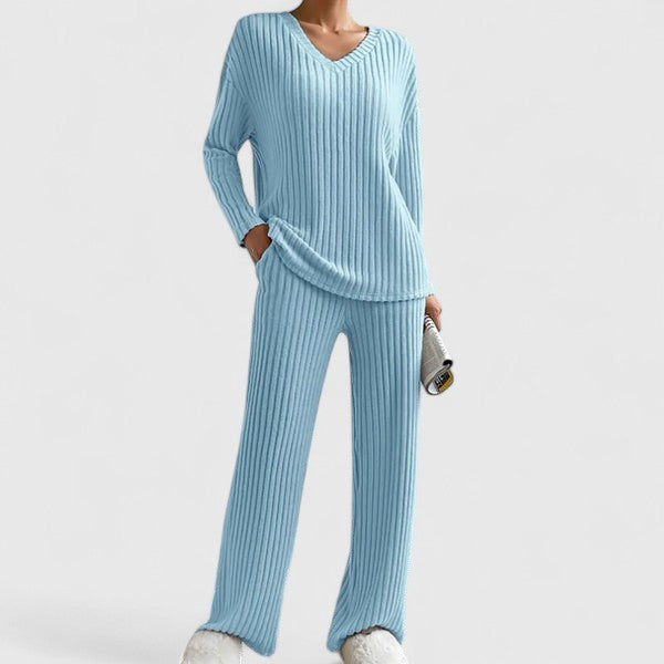 Ensemble Chic Décontracté Femme en Tricot 3