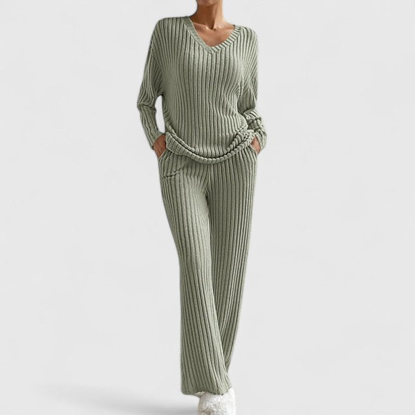 Ensemble Chic Décontracté Femme en Tricot 4