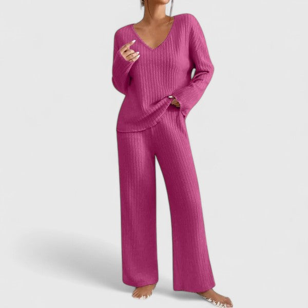 Ensemble Chic Décontracté Femme en Tricot 5