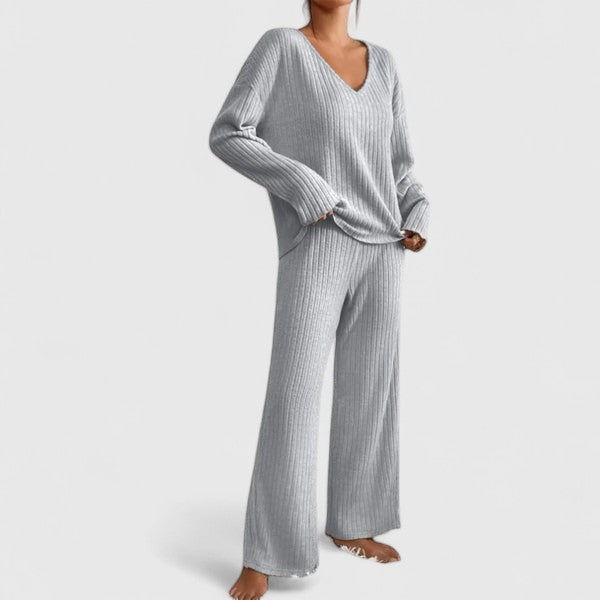 Ensemble Chic Décontracté Femme en Tricot 6