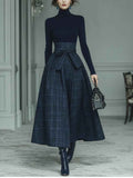 Damen Tailleur-Set mit kariertem Baumwollstoff