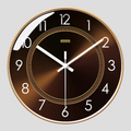 Design Wanduhr aus Glas Wohnzimmerzubehör