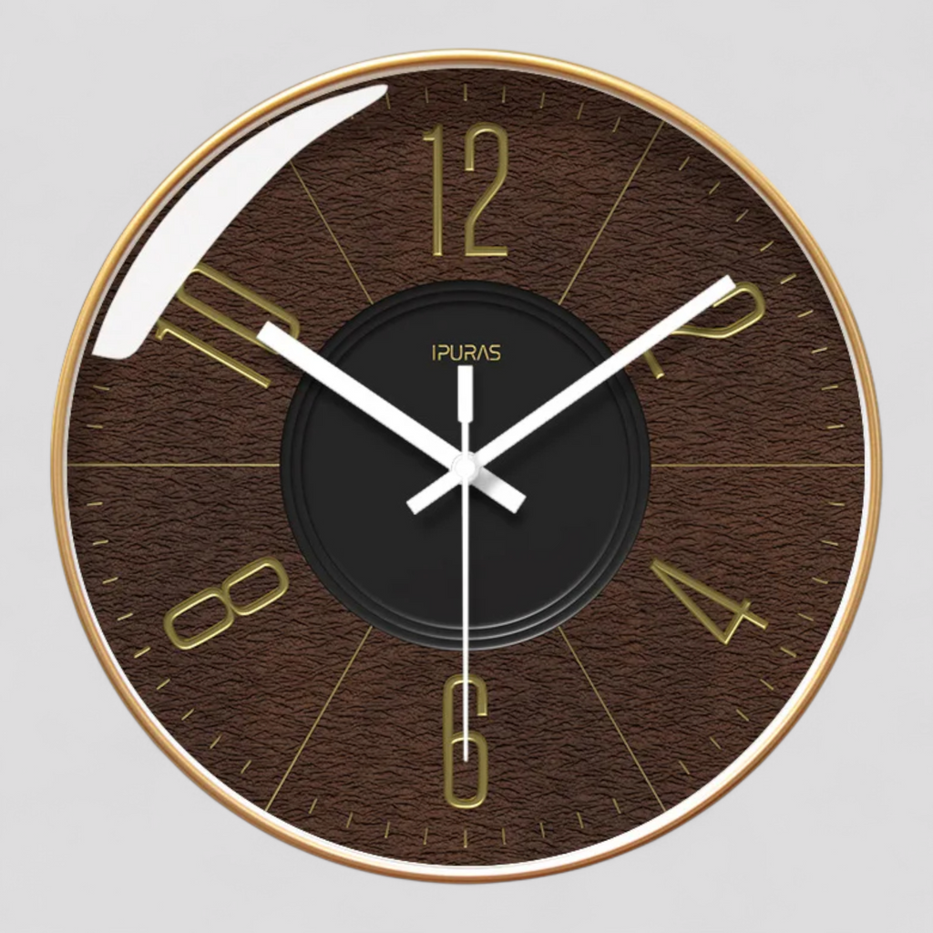 Horloge Murale Vintage au Design Verre