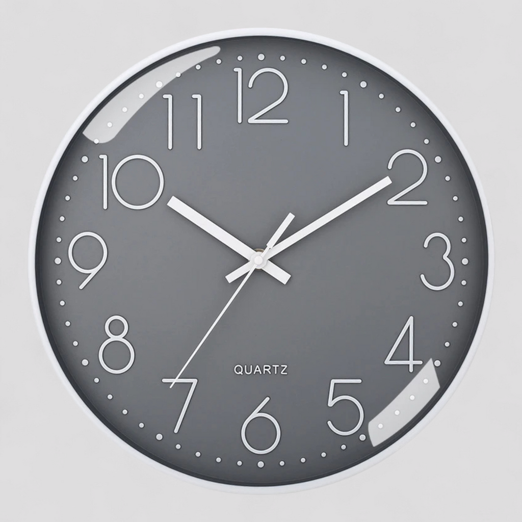 Horloge Murale Silencieuse Design Moderne – 8 Pouces