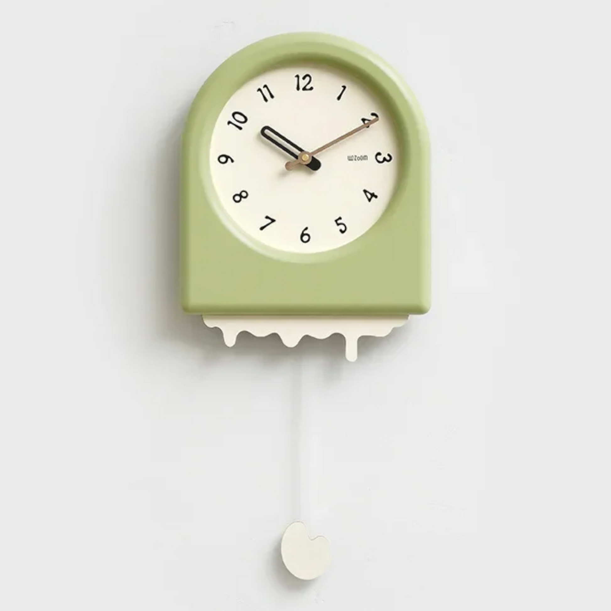 Horloge Murale Ronde en Bois – Style Contemporain, Silencieuse