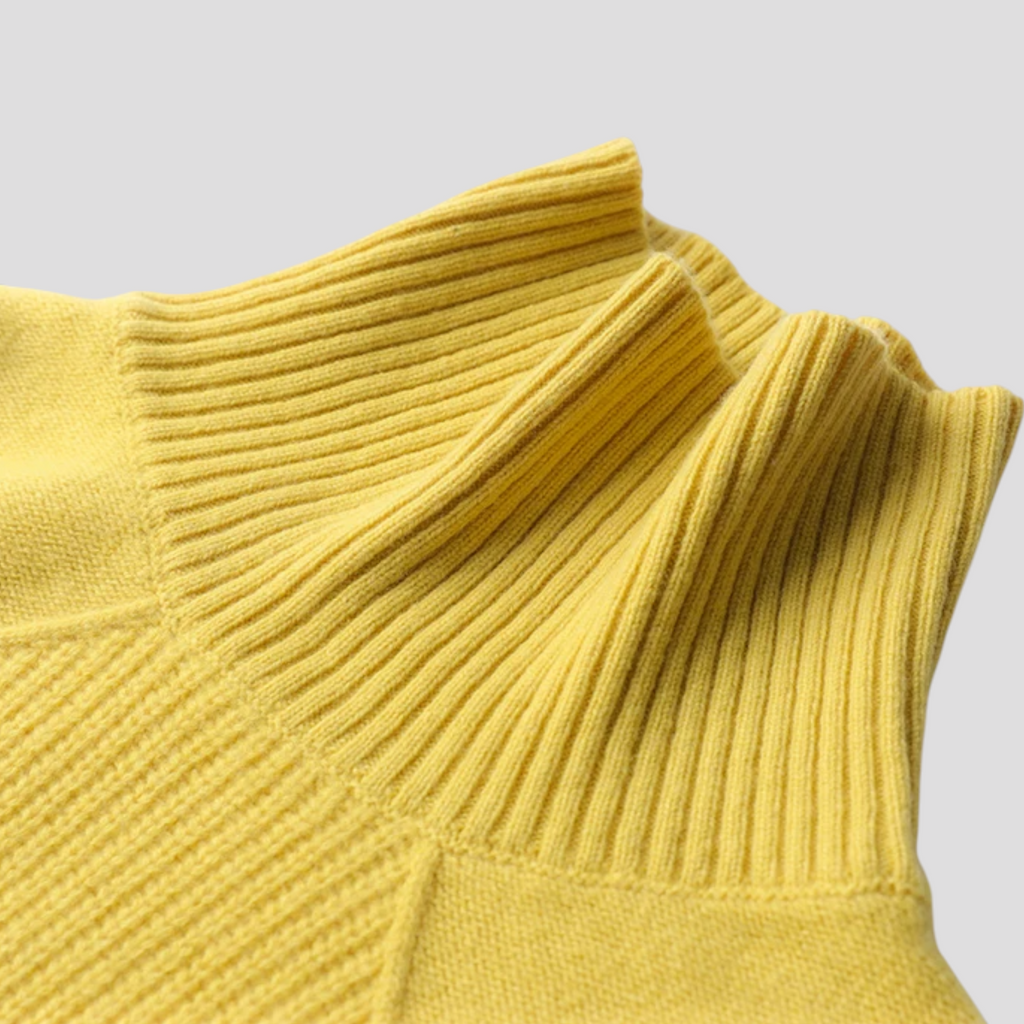 Pull Femme Col Roulé Confortable Garde-Robe Féminine