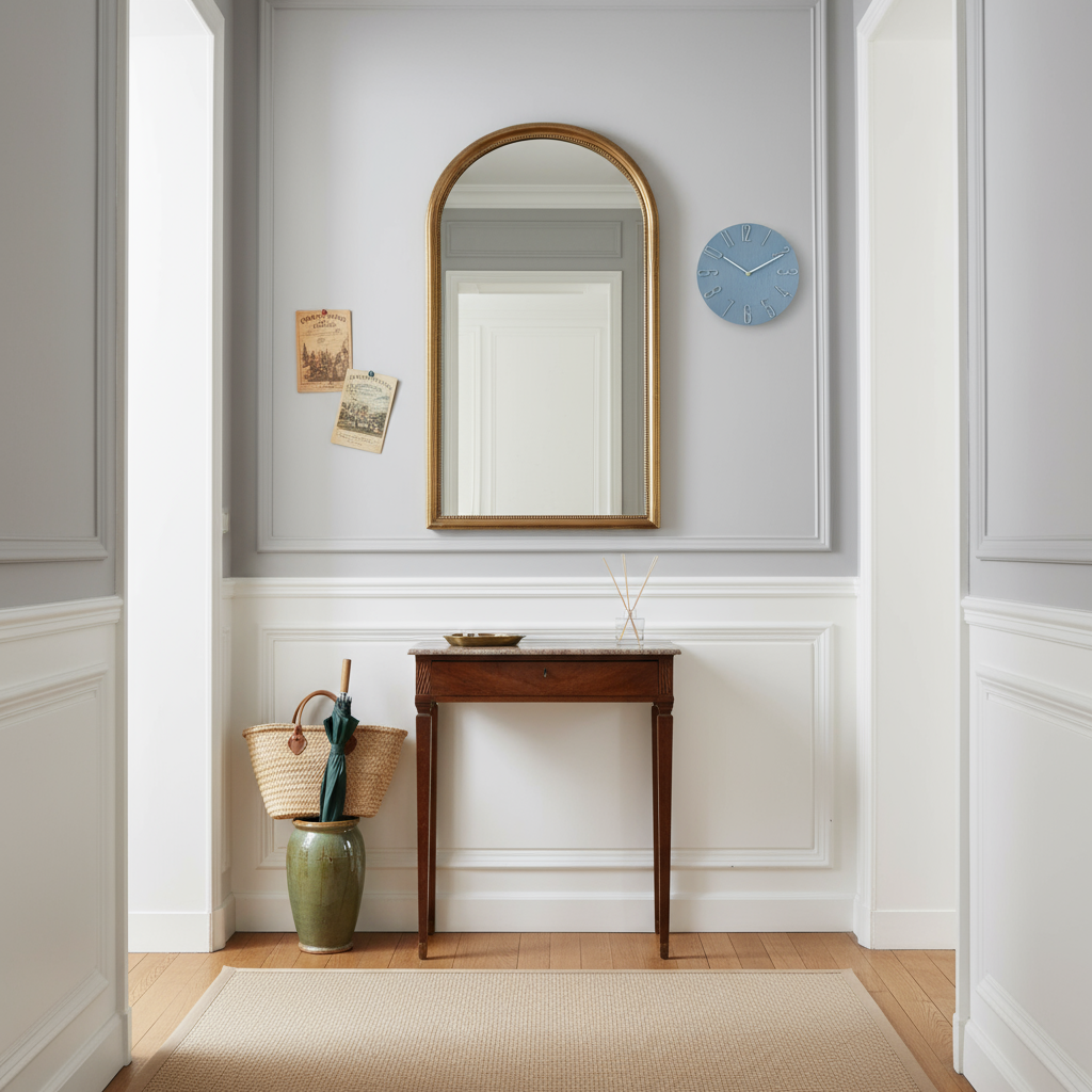 Horloge Murale Silencieuse 30 cm – Chiffres Métalliques, Style Moderne