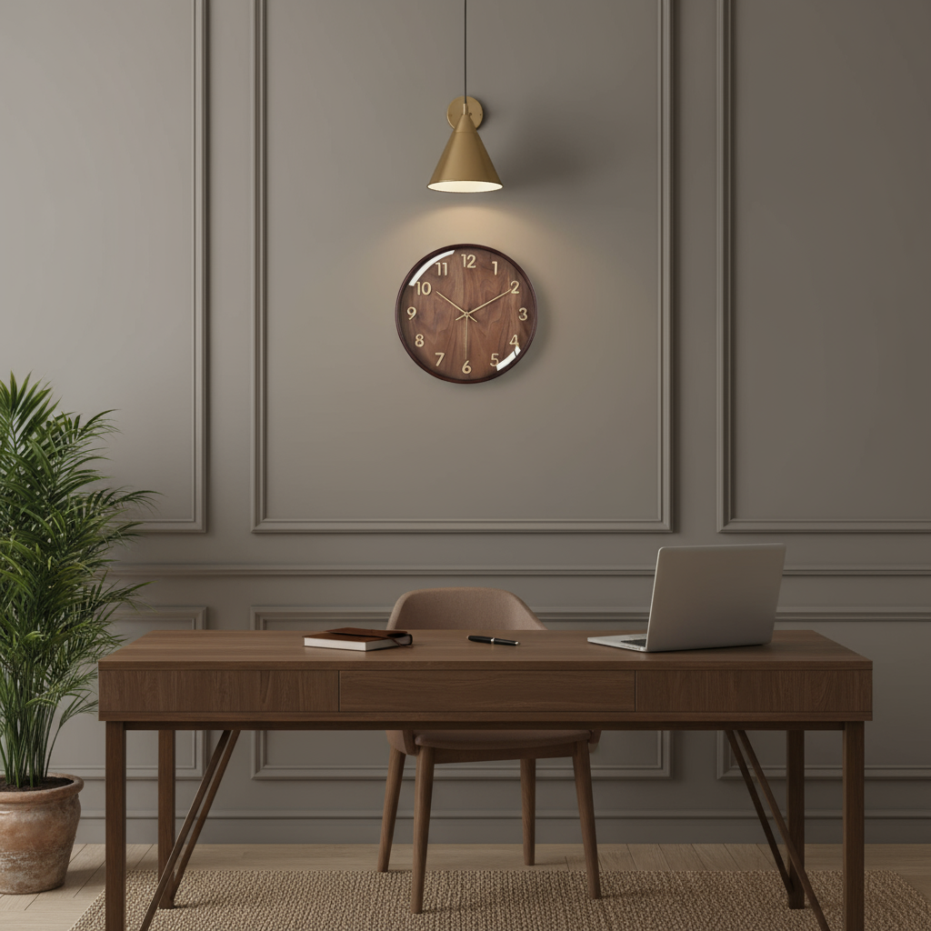 Watch Murale en Bois – Style Nordique