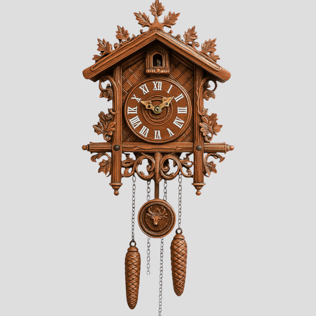 Horloge Murale en Bois – Style Antique Rétro