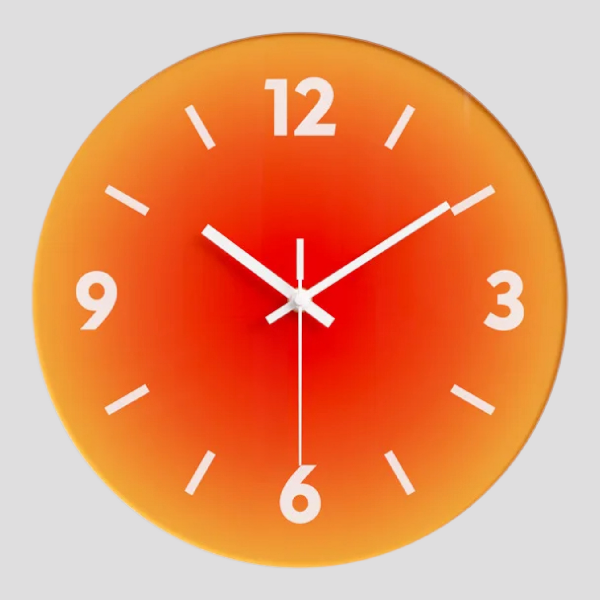 Horloge Murale Élégante en Verre – Design Moderne