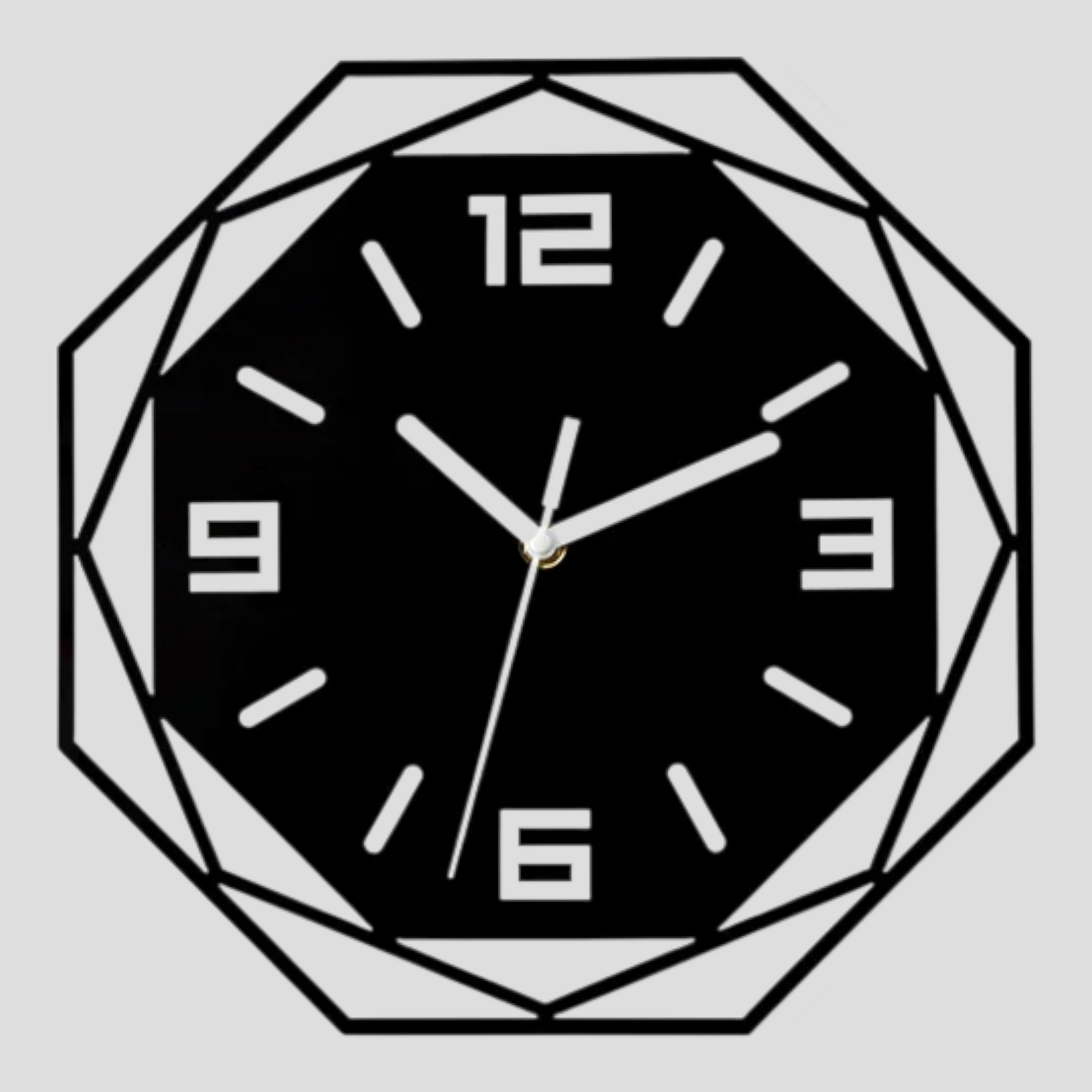 Horloge Murale Silencieuse au Design Minimaliste