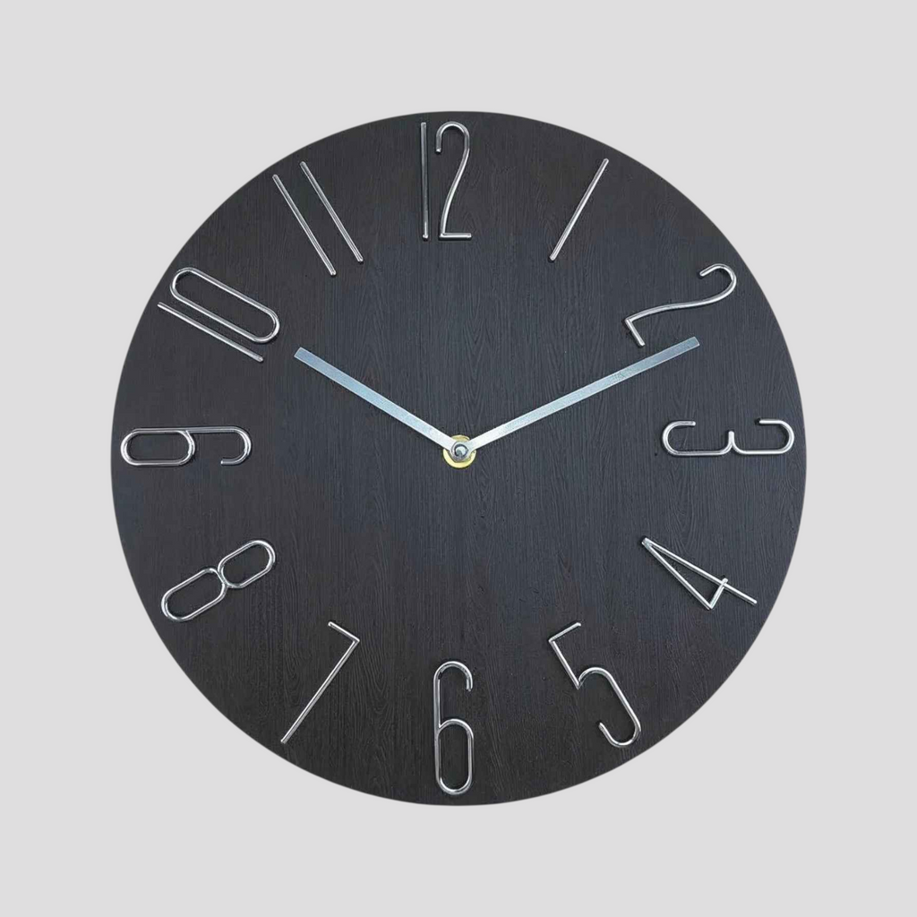 Horloge Murale Silencieuse – Design Nordique, 30 cm