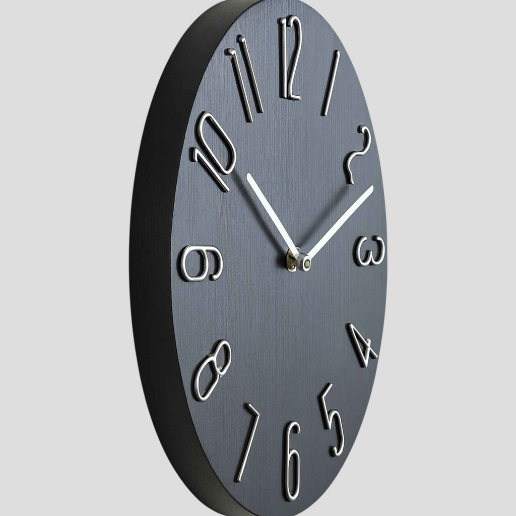 Horloge Murale Silencieuse – Design Nordique, 30 cm