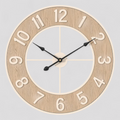 Runde Design Wanduhr 60 cm Glas Dekoratives Zubehör
