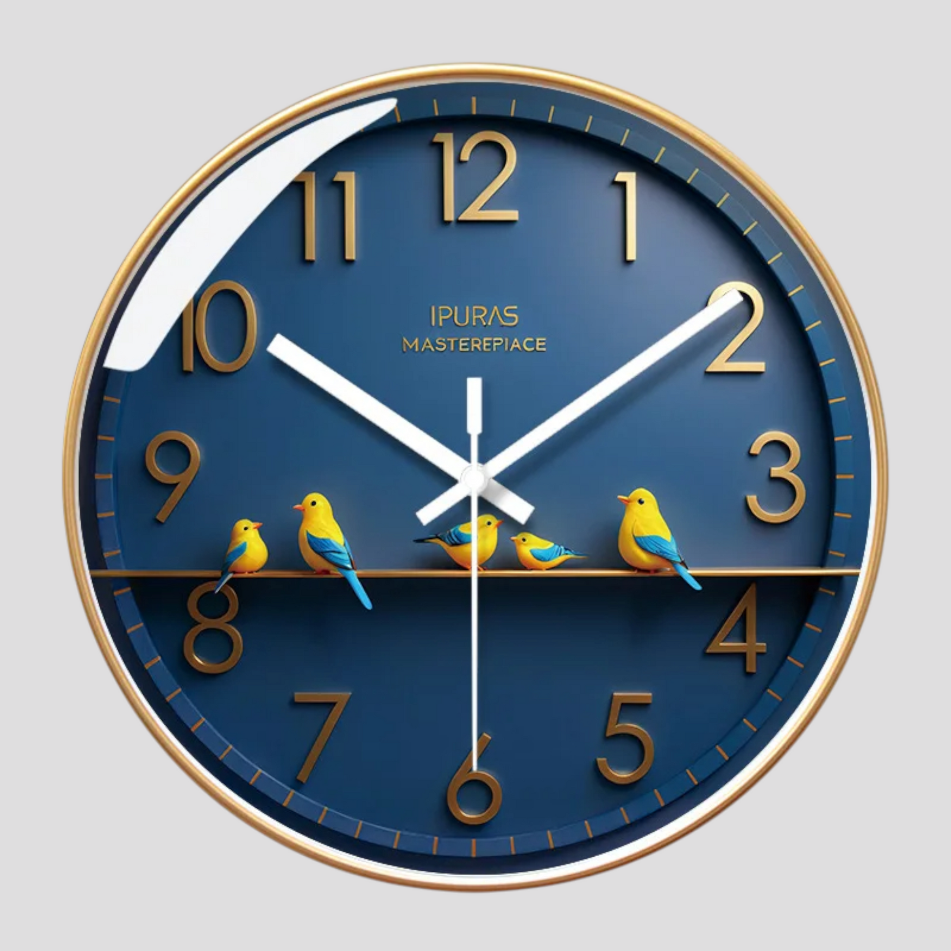 Horloge Murale Moderne et Silencieuse au Design Épuré