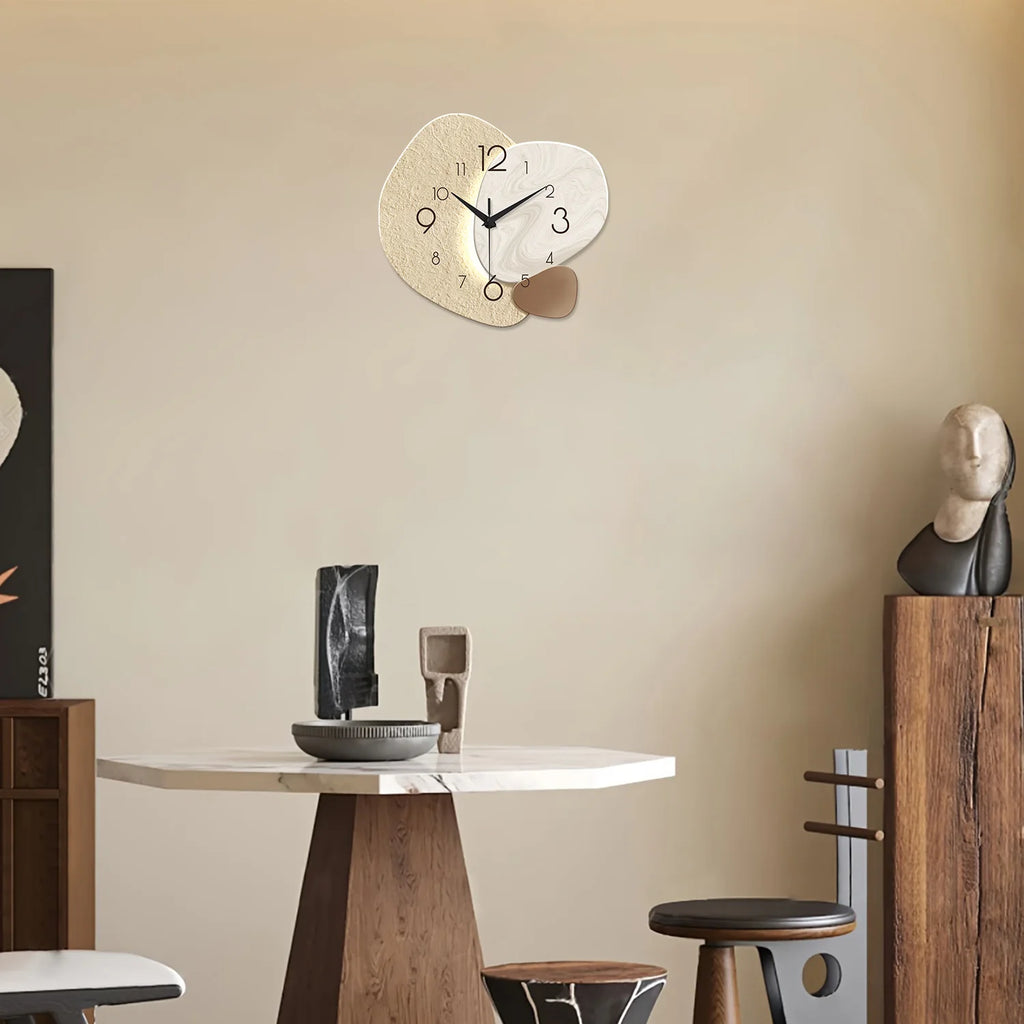 Horloge murale quartz silencieuse – Design moderne