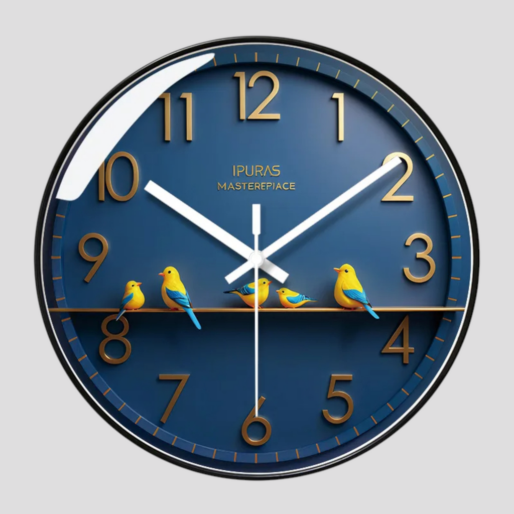 Horloge Murale Moderne et Silencieuse au Design Épuré