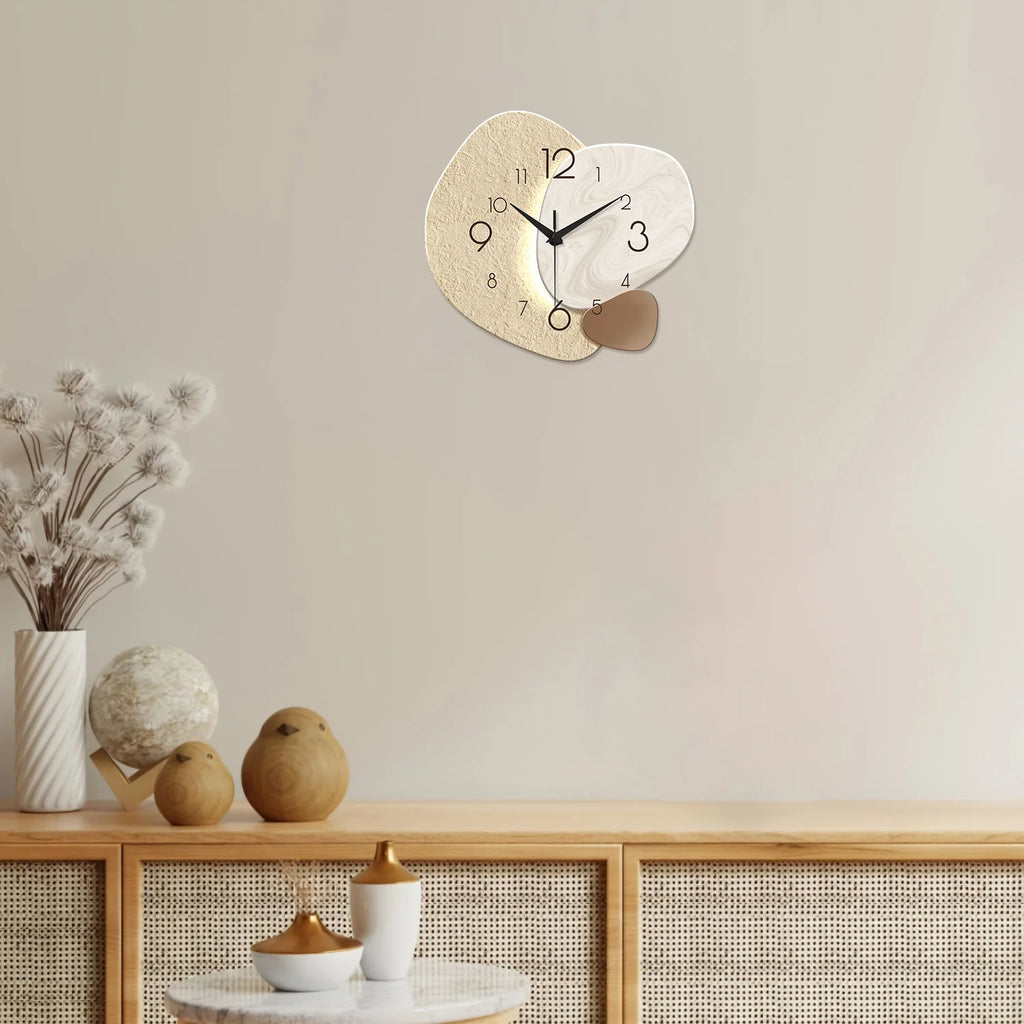 Horloge murale quartz silencieuse – Design moderne