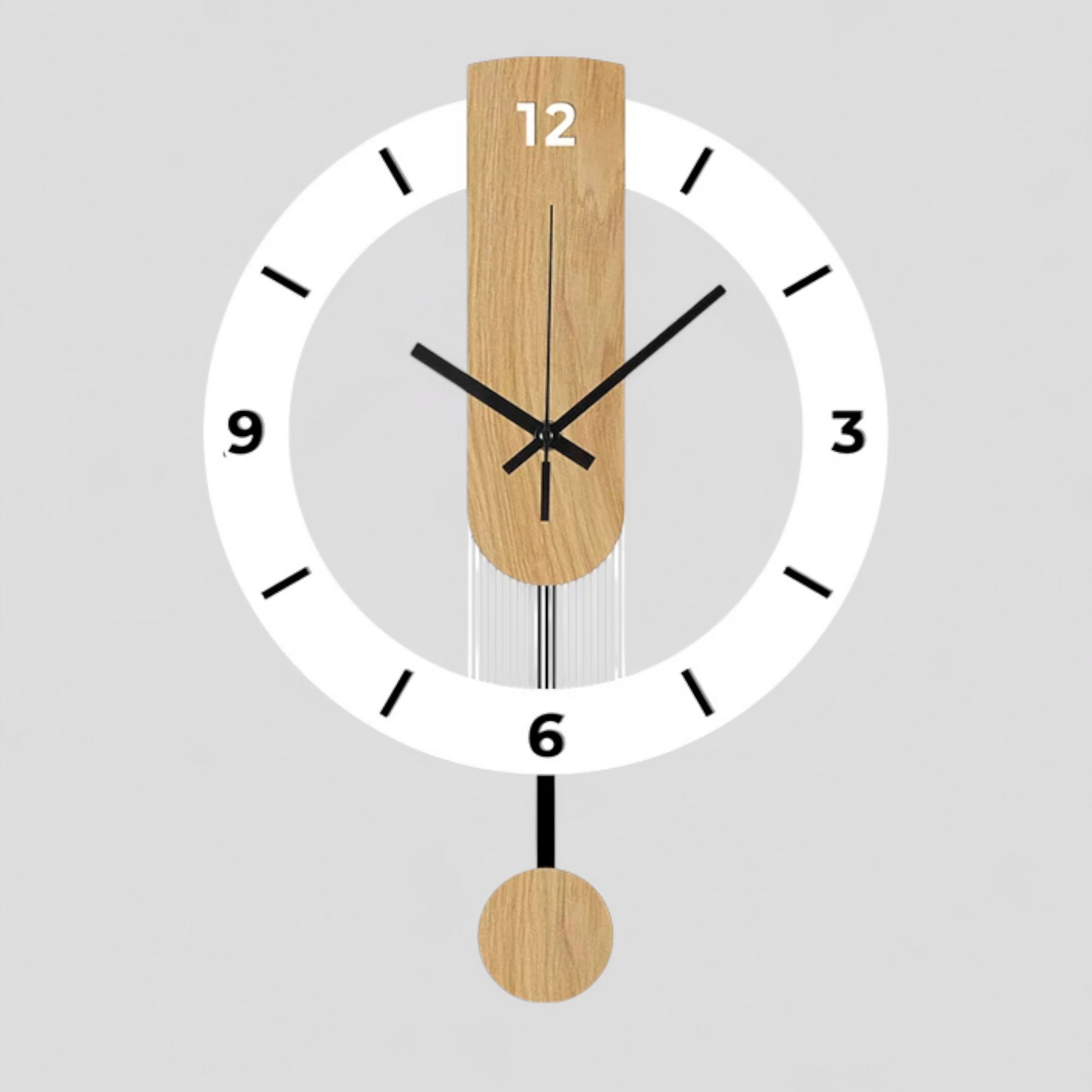 Horloge Murale Design Silencieuse en Acrylique